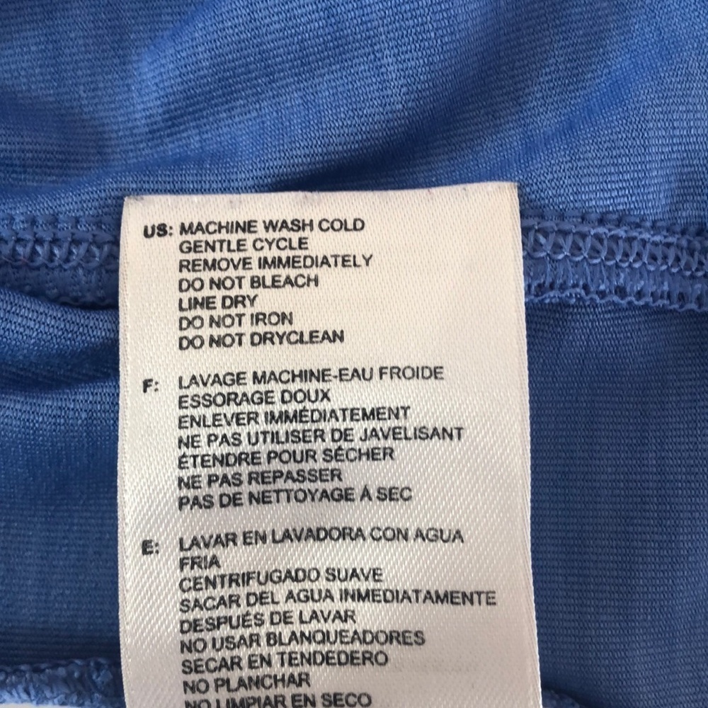 Adidas Blue Workout Top Small - Picture 10 of 10